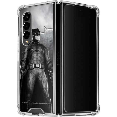 The Justice League (2017) Batman Poster Galaxy Z Fold4 5G Clear Case