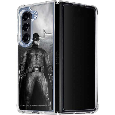 The Justice League (2017) Batman Poster Galaxy Z Fold5 5G Clear Case