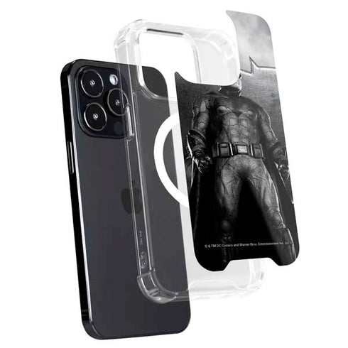 The Justice League (2017) Batman Poster iPhone 13 Pro MagSafe Case