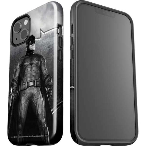 The Justice League (2017) Batman Poster iPhone 15 Plus Impact Case