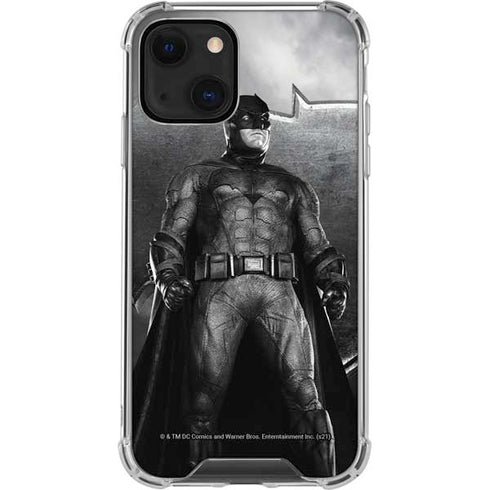 The Justice League (2017) Batman Poster iPhone 14 Plus Clear Case