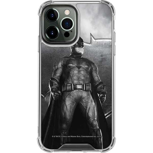 The Justice League (2017) Batman Poster iPhone 14 Pro Max Clear Case