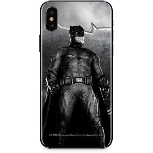 The Justice League (2017) Batman Poster iPhone XS Skin