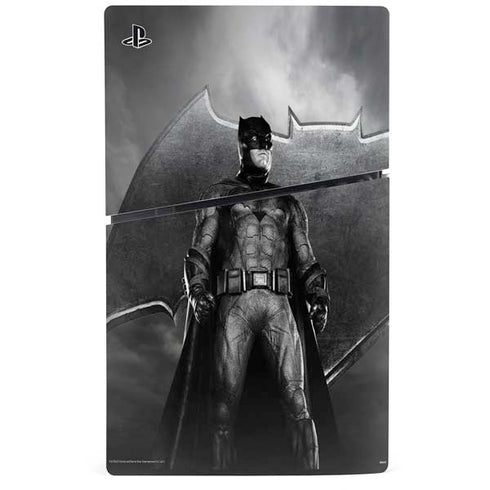 The Justice League (2017) Batman Poster PS5 Slim Digital Edition Bundle Skin
