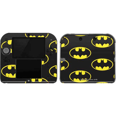 DC Comics Batman Logo Pattern Nintendo 2DS Skin
