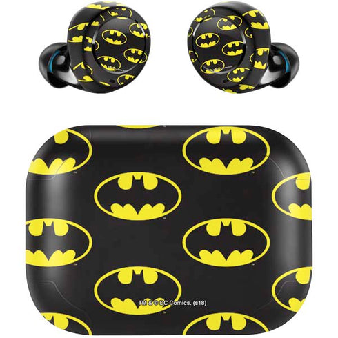 DC Comics Batman Logo Pattern Amazon Echo Buds Skin