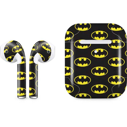 DC Comics Batman Logo Pattern Apple AirPods 2 Skin