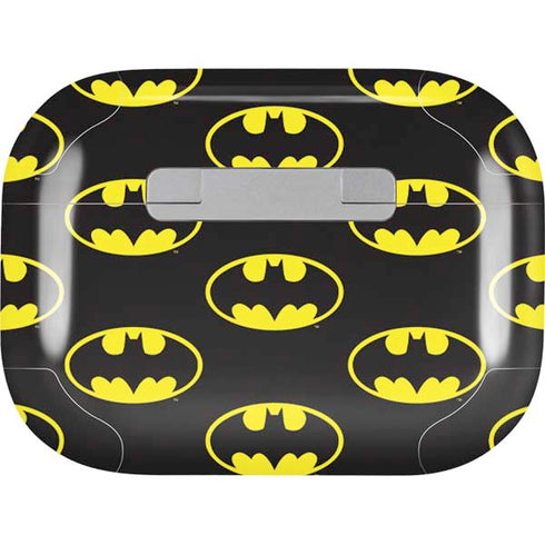 DC Comics Batman Logo Pattern Apple AirPods Pro Skin