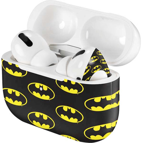 DC Comics Batman Logo Pattern Apple AirPods Pro Skin