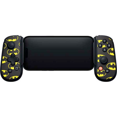 DC Comics Batman Logo All Over Print Backbone One for iPhone Game Controller Skin