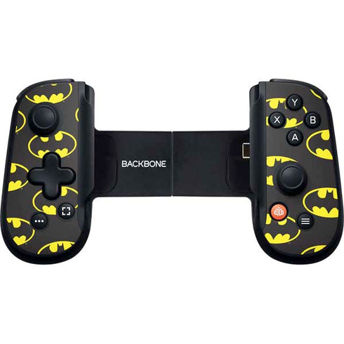 DC Comics Batman Logo All Over Print Backbone One for iPhone Game Controller Skin