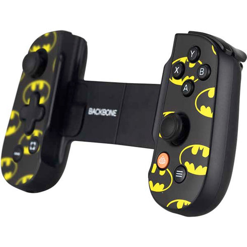 DC Comics Batman Logo All Over Print Backbone One for iPhone Game Controller Skin