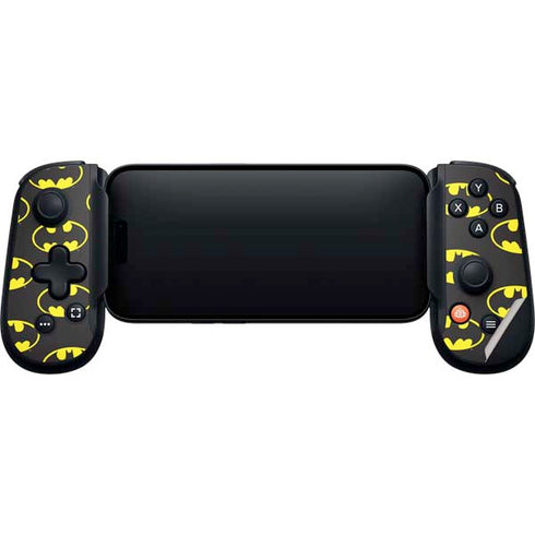DC Comics Batman Logo All Over Print Backbone One for iPhone Game Controller Skin
