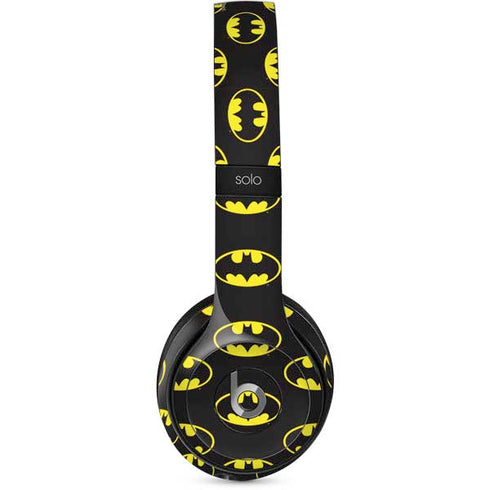 DC Comics Batman Logo Pattern Beats Solo 2 Wired Skin