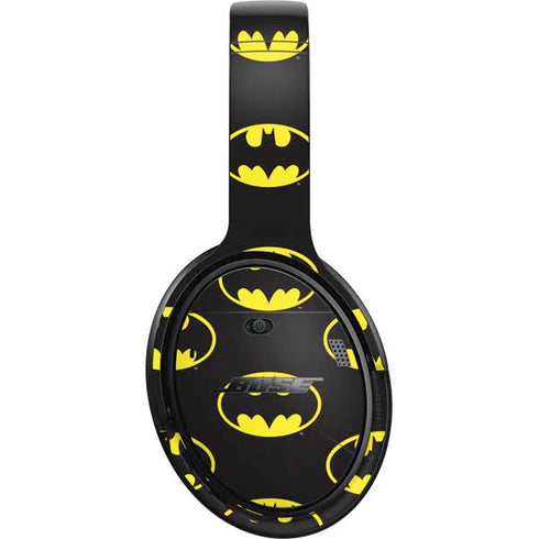 DC Comics Batman Logo Pattern Bose QuietComfort 35 II Headphones Skin