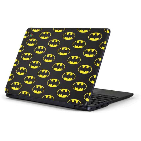 DC Comics Batman Logo Pattern Samsung Chromebook Skin