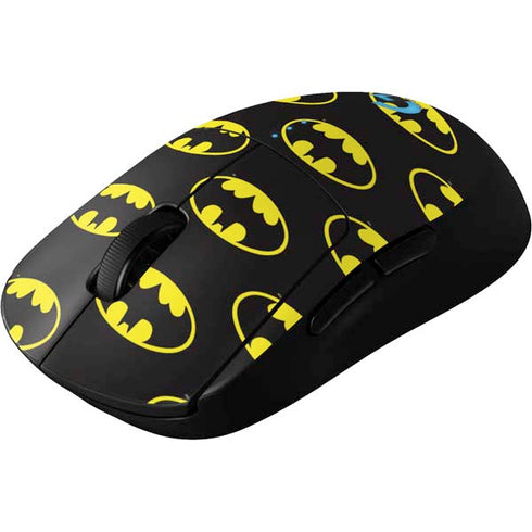 DC Comics Batman Logo Pattern G Pro Wireless Gaming Mouse Skin