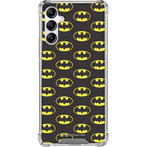 DC Comics Batman Logo Pattern Galaxy A14 5G Clear Case