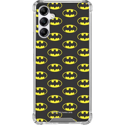 DC Comics Batman Logo All Over Print Galaxy A15 5G Clear Case