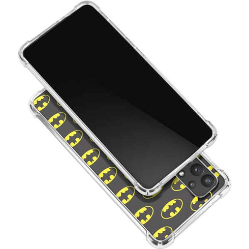 DC Comics Batman Logo Pattern Galaxy A32 5G Clear Case
