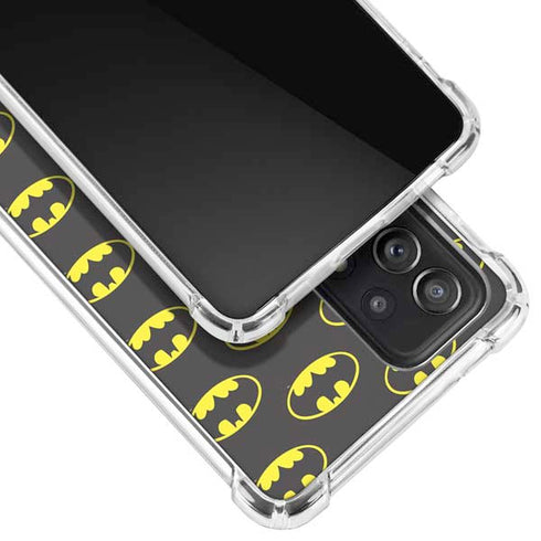 DC Comics Batman Logo Pattern Galaxy A52 5G Clear Case