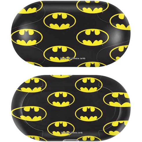 DC Comics Batman Logo Pattern Galaxy Buds Plus Skin