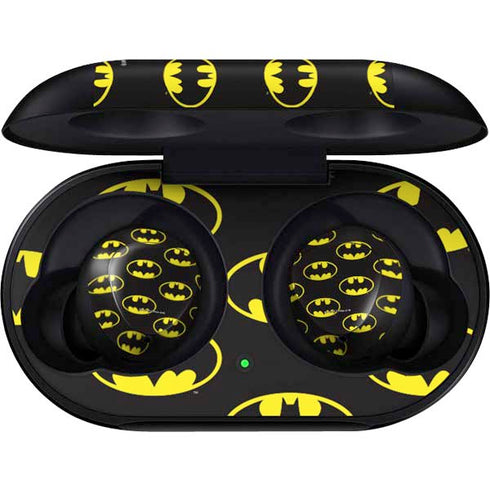 DC Comics Batman Logo Pattern Galaxy Buds Skin
