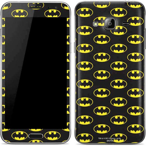 DC Comics Batman Logo Pattern Galaxy J3 Skin