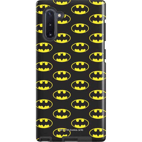 DC Comics Batman Logo Pattern Galaxy Note 10 Pro Case