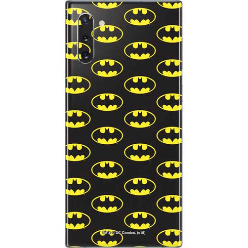 DC Comics Batman Logo Pattern Galaxy Note 10 Skin