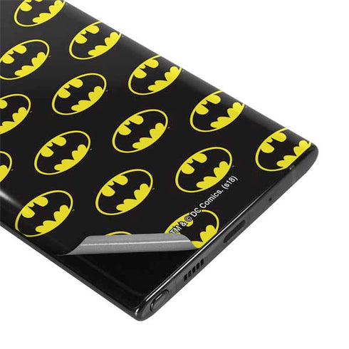 DC Comics Batman Logo Pattern Galaxy Note 10 Skin