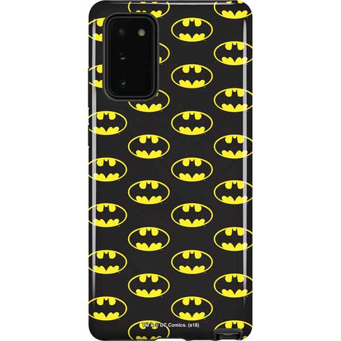 DC Comics Batman Logo Pattern Galaxy Note20 5G Pro Case
