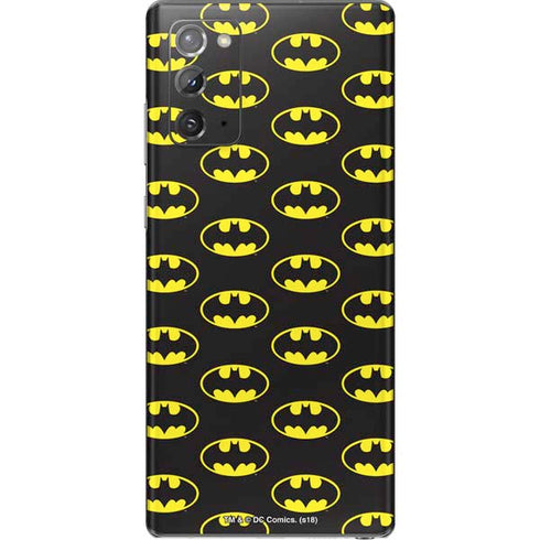 DC Comics Batman Logo Pattern Galaxy Note20 5G Skin