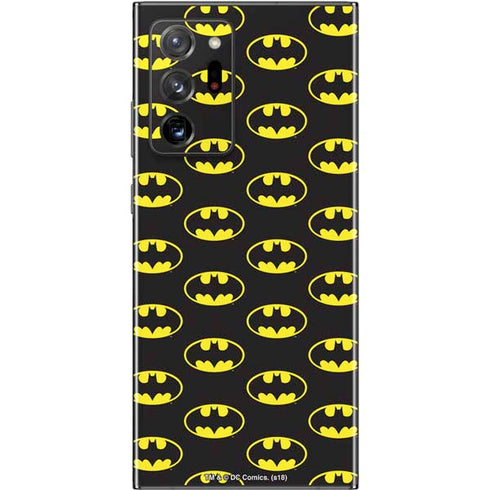 DC Comics Batman Logo Pattern Galaxy Note20 Ultra 5G Skin