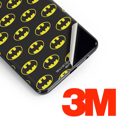 DC Comics Batman Logo Pattern Galaxy S10 Plus Skin