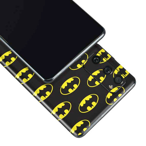 DC Comics Batman Logo Pattern Galaxy S20 Fan Edition Skin
