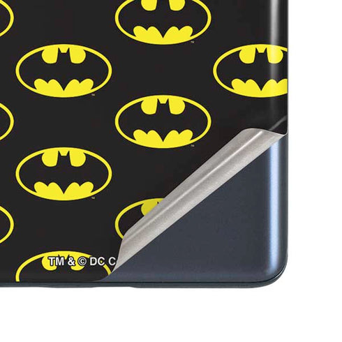 DC Comics Batman Logo Pattern Galaxy S20 Fan Edition Skin