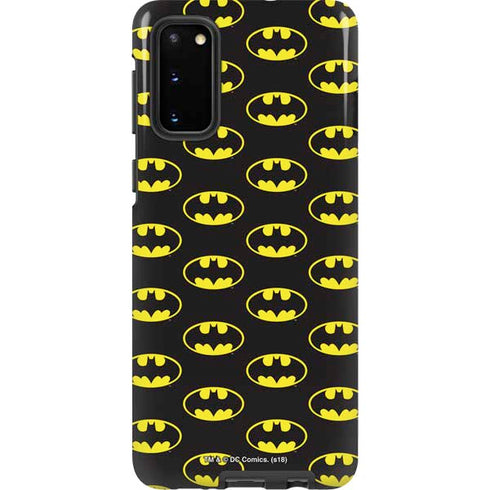 DC Comics Batman Logo Pattern Galaxy S20 Pro Case