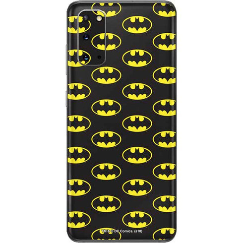DC Comics Batman Logo Pattern Galaxy S20 Skin