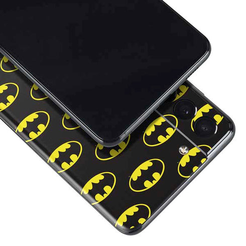 DC Comics Batman Logo Pattern Galaxy S21 5G Skin