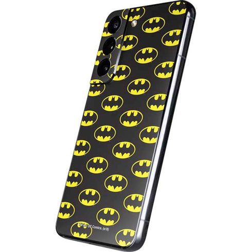 DC Comics Batman Logo Pattern Galaxy S22 Skin