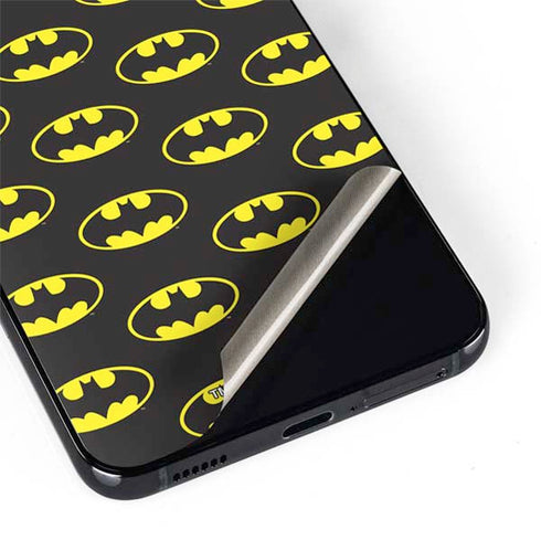 DC Comics Batman Logo Pattern Galaxy S22 Skin