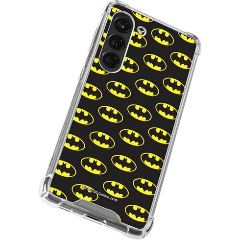 DC Comics Batman Logo Pattern Galaxy S23 Clear Case
