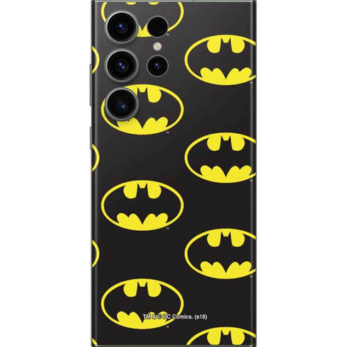 DC Comics Batman Logo Pattern Galaxy S23 Ultra Skin