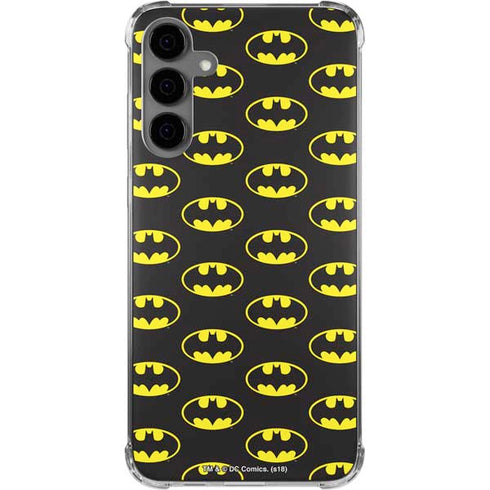DC Comics Batman Logo All Over Print Galaxy S24 Plus Clear Case