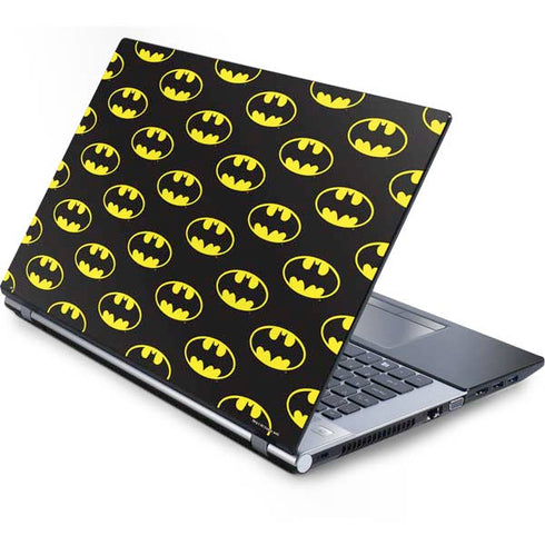 DC Comics Batman Logo Pattern Generic Laptop Skin