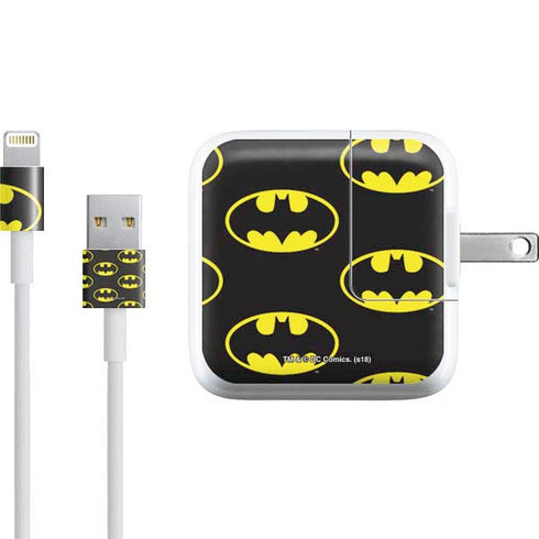DC Comics Batman Logo Pattern iPad Charger (10W USB) Skin