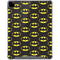 DC Comics Batman Logo Pattern iPad Pro 12.9in (2020) Clear Case