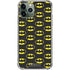 DC Comics Batman Logo All Over Print iPhone 11 Pro Max Clear Case
