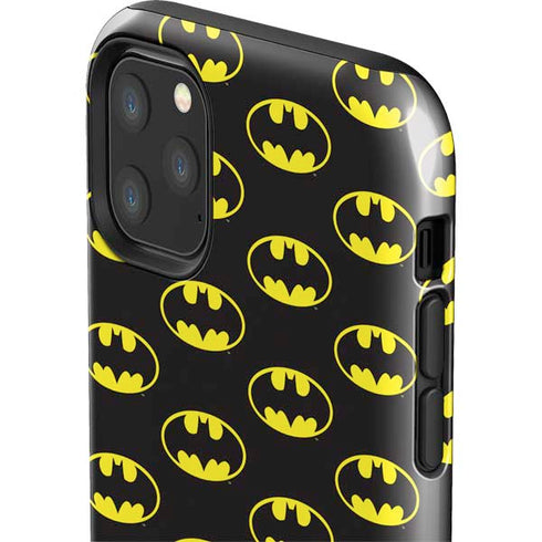 DC Comics Batman Logo Pattern iPhone 11 Pro Max Impact Case